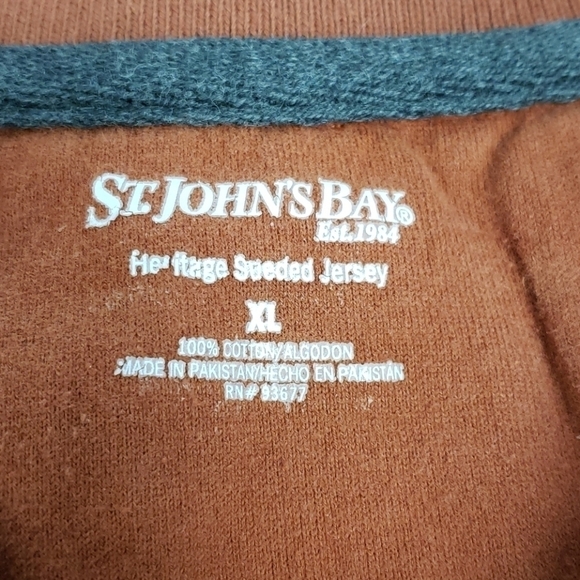 St John's Bay Heritage Sueded Jersey Long Slve VGU - Picture 6 of 12